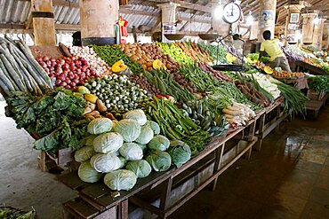 Fruit and vegetable stall, Galle, Sri Lanka, Asia