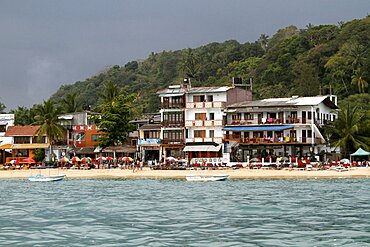 Beach apartments, Unawatuna, Sri Lanka, Asia