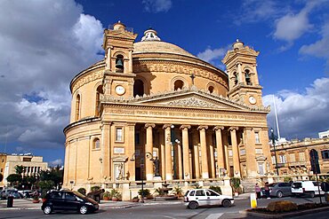 Rotunda of St. Marija Assunta Church (Mosta Dome), Mosta, Island of Malta, Europe