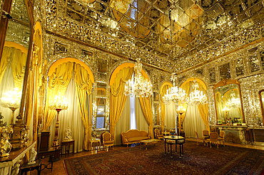 Brilliant Hall, Golestan Palace, UNESCO World Heritage Site, Tehran, Islamic Republic of Iran, Middle East