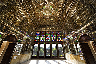 Zinat ol-Molk Mansion, Mirror Hall, Shiraz, Fars Province, Iran, Middle East