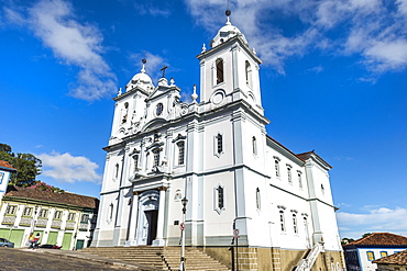 Santo Antonio Cathedral, Diamantina, UNESCO World Heritage Site, Minas Gerais, Brazil, South America 