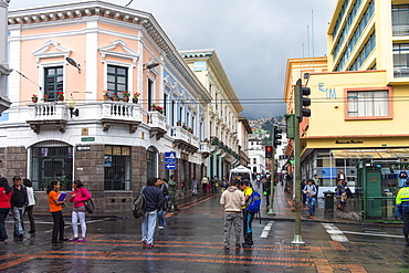 Chile Street, Quito Historical Center, Quito, UNESCO World Heritage Site, Pichincha Province, Ecuador, South America