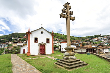 Padre Faria Church, Ouro Preto, UNESCO World Heritage Site, Minas Gerais, Brazil, South America 