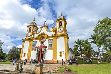 Matriz de Santo Antonio Church, Tiradentes, Minas Gerais, Brazil, South America 