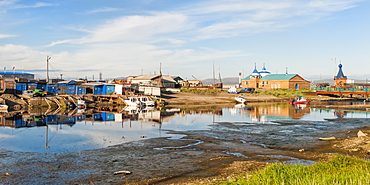 Siberian City Anadyr harbour, Chukotka Province, Russian Far East, Eurasia