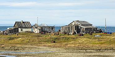 Doubtful Village, Wrangel Island, UNESCO World Heritage Site, Chuckchi Sea, Russian Far East, Russia, Europe 