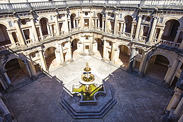 Great Cloister, Convent of the Order of Christ, UNESCO World Heritage Site, Tomar, Ribatejo, Portugal, Europe