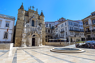 Santa Cruz Monastery, UNESCO World Heritqage Site, Coimbra old city, Beira Province, Portugal, Europe