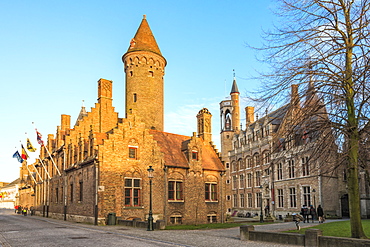 Gruuthuse Museum, Historic center of Bruges, UNESCO World Heritage Site, Belgium, Europe