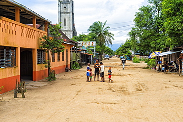 Street, Maroantsetra, Madagascar, Africa