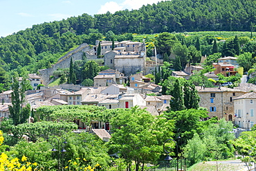 Gigondas village, Vaucluse, Provence Alpes Cote d'Azur region, France, Europe