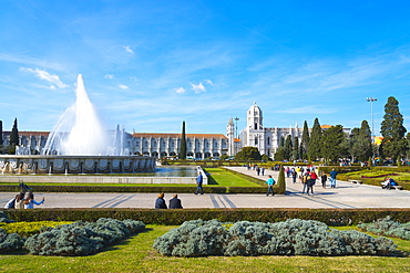 Mosteiro dos Jeronimos (Monastery of the Hieronymites), UNESCO World Heritage Site, Belem, Lisbon, Portugal, Europe