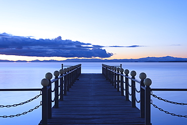 Lake Sevan, early morning, freshwater high-altitude lake, Gegharkunik Province, Armenia, Caucasus, Asia