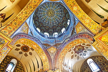 Cupola and interior, Echmiadzin Cathedral, Vatican of the Armenian Apostolic Church, UNESCO World Heritage Site, Armavir Province, Armenia, Caucasus, Asia