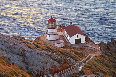 Historic Point Reyes Lighthouse, Point Reyes National Seashore, California, United States of America, North America