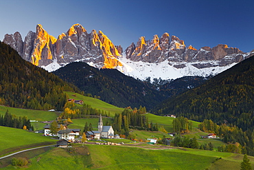 St. Magdalena, Val di Funes, Trentino-Alto Adige, Dolomites, South Tyrol, Italy, Europe 