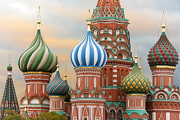 St. Basil's Cathedral, UNESCO World Heritage Site, Moscow, Russia, Europe