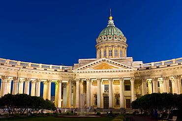 Kazan Cathedral, St. Petersburg, Russia, Europe