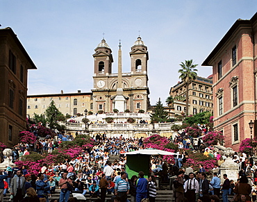 Spanish Steps, Rome, Lazio, Italy, Europe