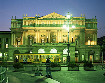 La Scala Opera House, Milan, Lombardia, Italy, Europe