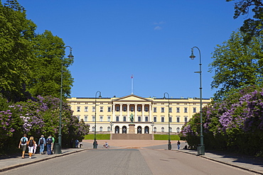 Royal Palace (Slottet), Oslo, Norway, Scandinavia, Europe 