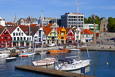 Stavanger's picturesque harbor, Stavanger, Rogaland, Norway, Scandinavia, Europe