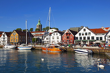 Stavanger's picturesque harbor, Stavanger, Rogaland, Norway, Scandinavia, Europe