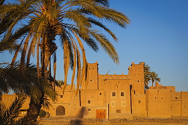 The 17th century Amerhidil kasbah, Skoura, Morocco, North Africa, Africa