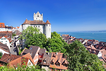 Old Castle, Meersburg, Lake Constance (Bodensee), Baden Wurttemberg, Germany, Europe