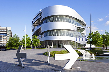 Mercedes Benz Museum, Stuttgart, Baden Wurttemberg, Germany, Europe