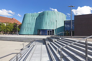 Neue Musikschule (New Music School), Fellbach, Stuttgart, Baden Wurttemberg, Germany, Europe