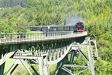 Viaduct, Sauschwanzlebahn, historical railway, Epfenhofen, Black Forest, Baden Wurttemberg, Germany, Europe