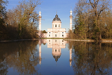 Mosque in Schlosspark, Schloss Schwetzingen, Schwetzingen, Rhein-Neckar-Kreis, Baden, Baden Wurttemberg, Germany, Europe