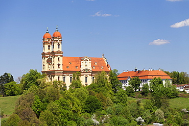 Pilgrimage Church at Schonenberg, Ellwangen, Baden Wurttemberg, Germany, Europe