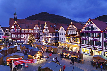 Christmas Fair, Bad Urach, Swabian Alb, Baden Wurttemberg, Germany, Europe