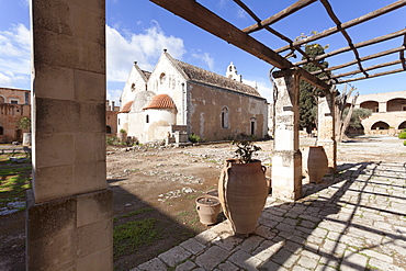 Moni Arkadi Monastery, Crete, Greek Islands, Greece, Europe