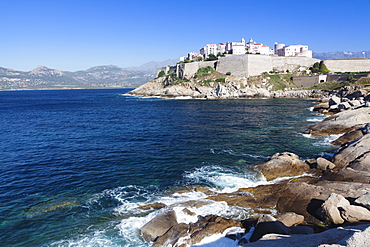 Citadel, Calvi, Balagne, Corsica, France, Mediterranean, Europe 