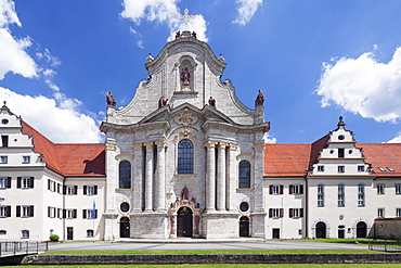 Baroque cathedral, Zwiefalten Monastery, Swabian Alb, Baden Wurttemberg, Germany, Europe