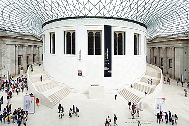 Great Court, architect Norman Foster, British Museum, Bloomsbury, London, England, United Kingdom, Europe