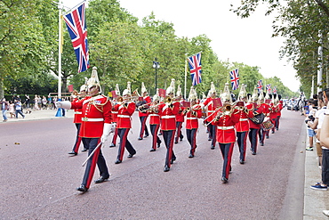 Changing of the Guard, The Mall, City of Westminster, London, England, United Kingdom, Europe