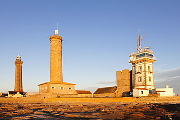 Phare d'Eckmuehl (Eckmuhl Lighthouse), Penmarc'h, Finistere, Brittany, France, Europe 