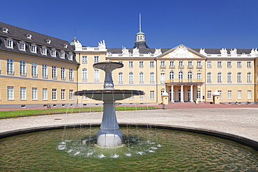 Karlsruhe Castle, Karlsruhe, Baden Wurttemberg, Germany, Europe