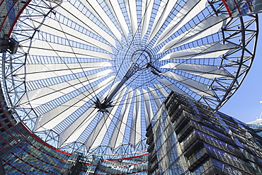 Sony Center, Potsdamer Platz Square, Berlin Mitte, Berlin, Germany, Europe