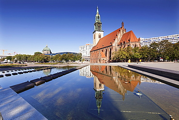 Marienkirche church, Alexanderplatz, Berliner Cathedral, Berlin Mitte, Berlin, Germany, Europe