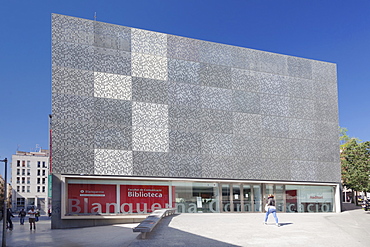 Biblioteca Facultat de Comunicacio, El Raval, Barcelona, Catalonia, Spain, Europe