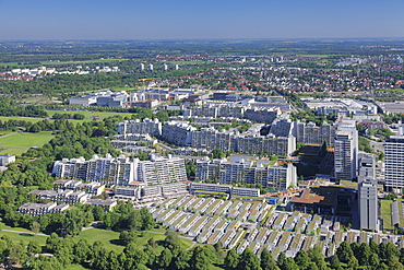 Olympic Village, Munich, Bavaria, Germany, Europe