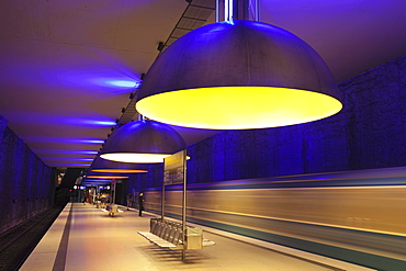 Subway station Westfriedhof, Munich, Bavaria, Germany, Europe