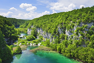 Gavanovac Lake and Milanovac Lake, Plitvice Lakes National Park, UNESCO World Heritage Site, Croatia, Europe 