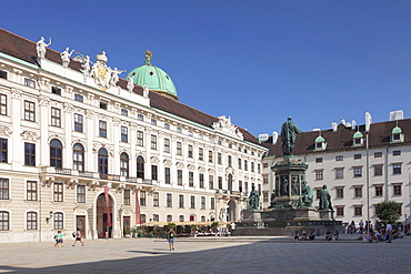 Emperor Francis Monument, Hofburg Palace, UNESCO World Heritage Site, Vienna, Austria, Europe